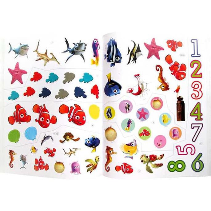 Sticker Book Treasury Finding Nemo & Finding Dory
