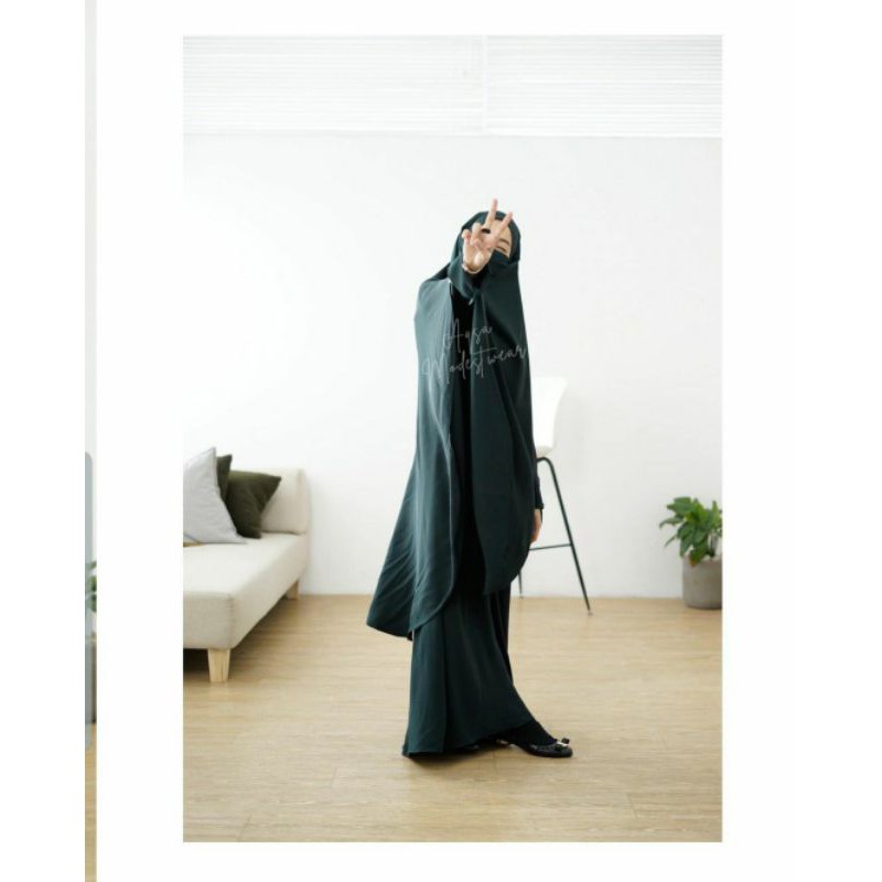 set asik abaya aqsamodestwear