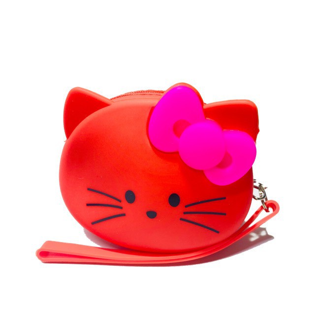 Silikon Dompet/Jelly Pounch Koin Hello Kitty