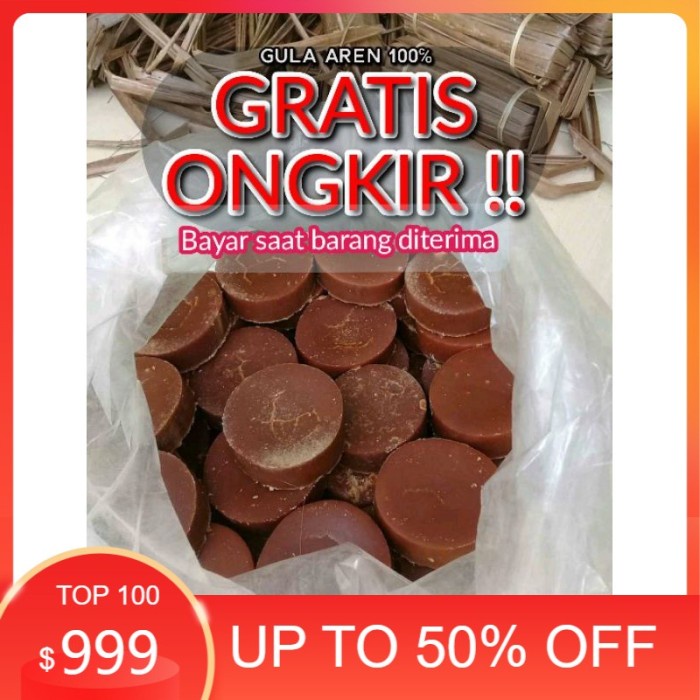 

Best Ready stock Grosir Promo gula aren murni hasil nira pohon aren asli - Grade A, Bungkus plastik