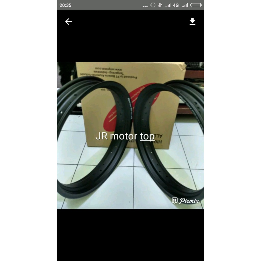 velg Rossi sprint XD tapak lebar ukuran 250 300 ring 18 Terbaik