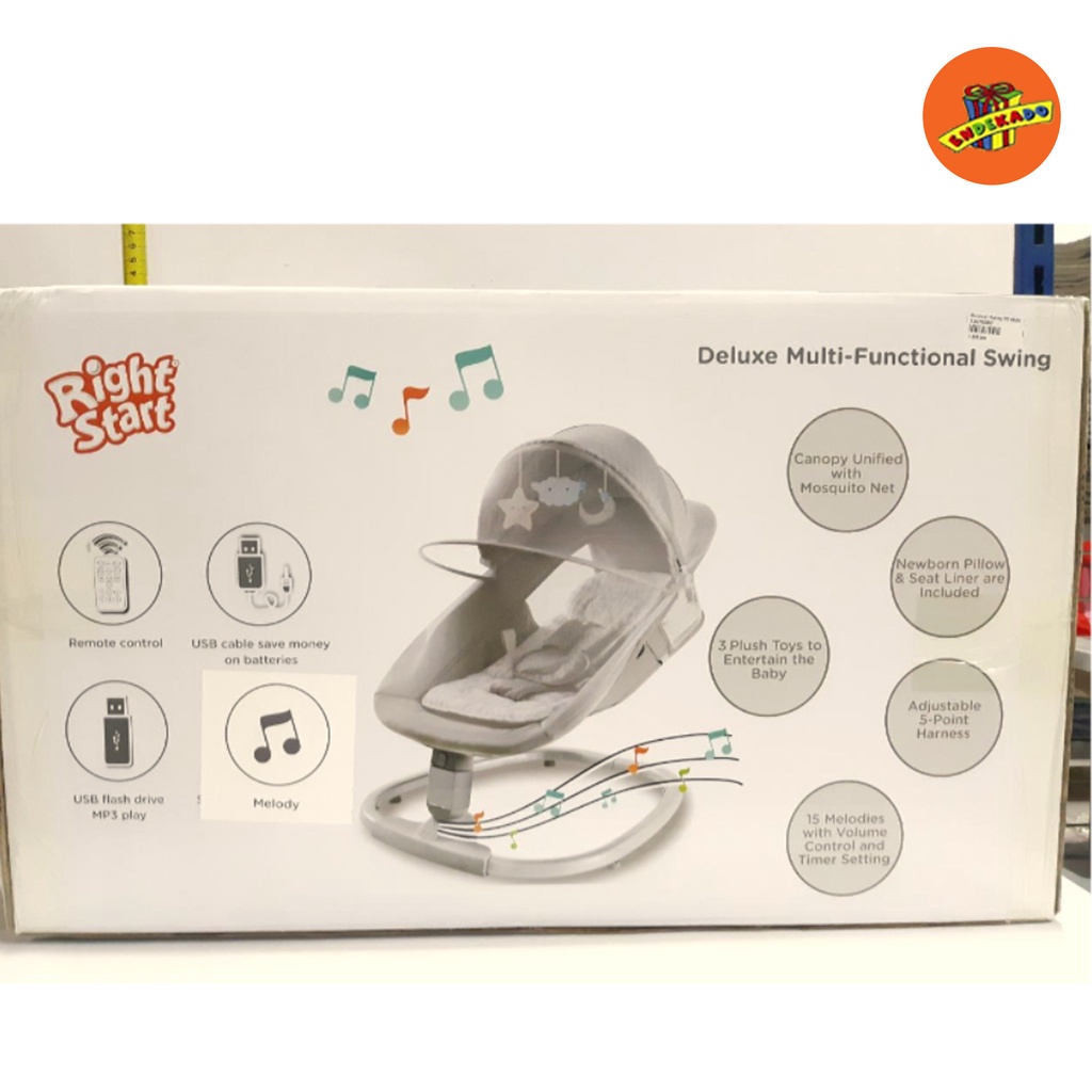 RIGHT START DELUXE MULTI FUNCTIONAL SWING - Ayunan Bayi Otomatis