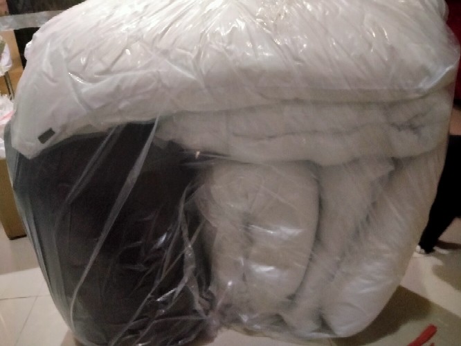 Indolinen - Paket Combo 1 Pcs Bantal + 1 Pcs Guling Putih Polos (kualitas Premium)