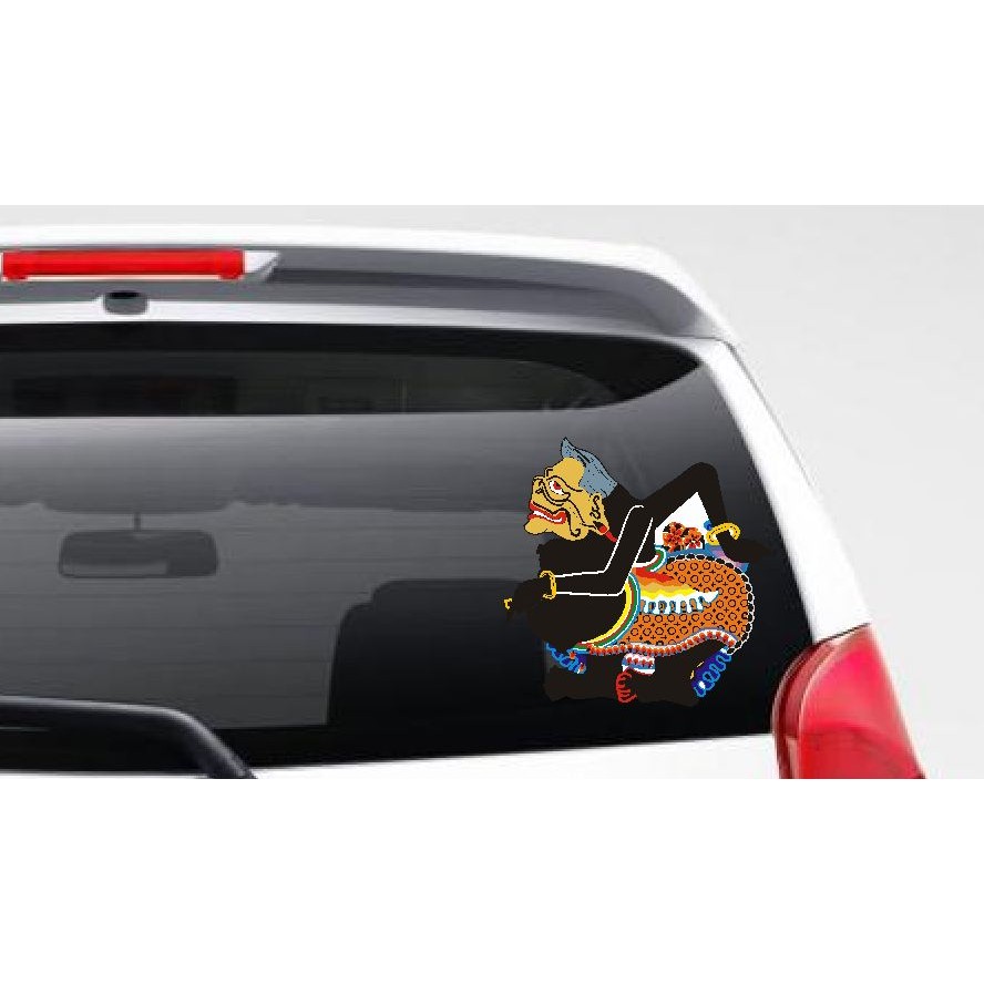 Aksesoris Mobil Stiker Kaca Body Belakang Baymax Hi Car Decal Rear