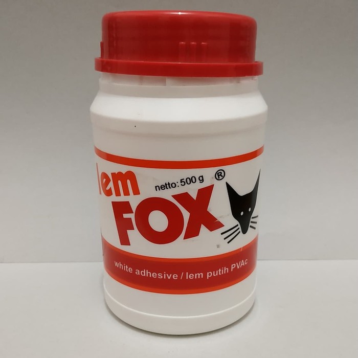

Lem Fox 500gr / Lem Kayu 500 gram / Lem Putih 1/2 Kg