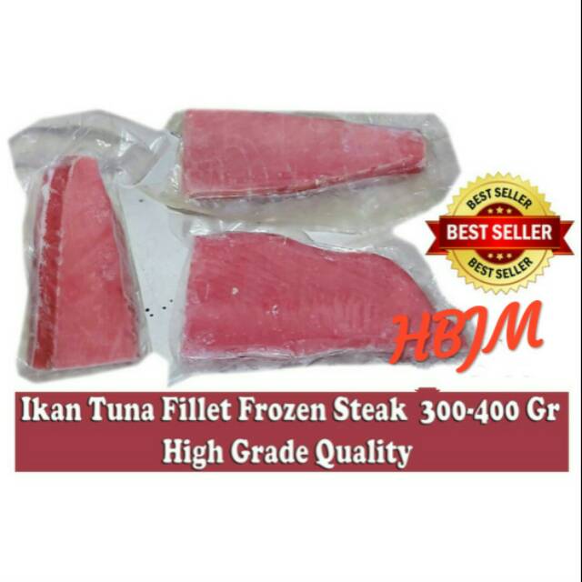 

IKAN TUNA FILLET FROZEN SAKU / STEAK 300-400 GR HIGH GRADE QUALITy