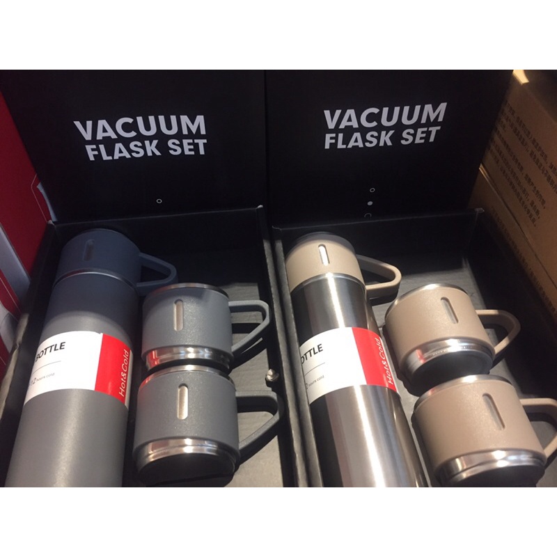 # HJ # BOTOL + CANGKIR THERMOS VACUUM SET / SET BOTOL VACUUM FLASK / Termos Cangkir Set Premium Vacuum Flask