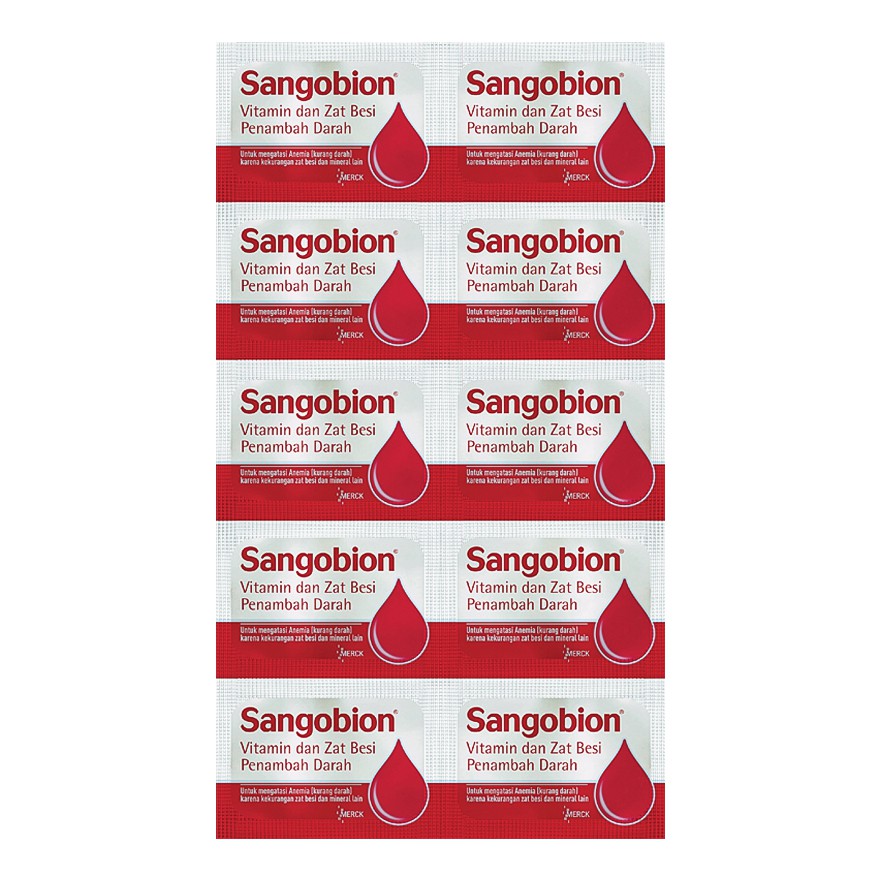 Sangobion Capsules 10's (Strip)