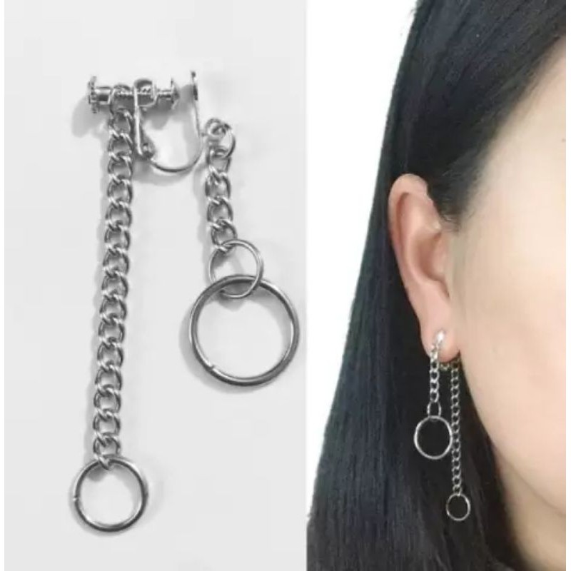 Anting gantungan pria wanita/ Anting Korea pria wanita