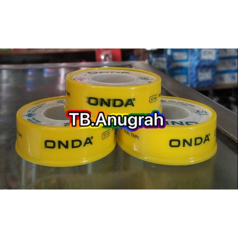 SEAL TAPE ONDA ORIGINAL ASLI SEALTAPE ONDA ISOLASI PIPA KRAN ONDA ASLI