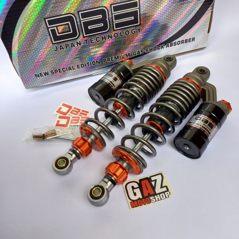 Shock Tabung DBS Copy Titanium Grey ktc GP 8894 Shockbreaker Skok CB GL Tiger Megapro Verza Nmax new Aerox Nuovo