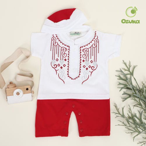 Ozuka Baju Muslim Romper Koko Anak Bayi Laki-laki KDM-04