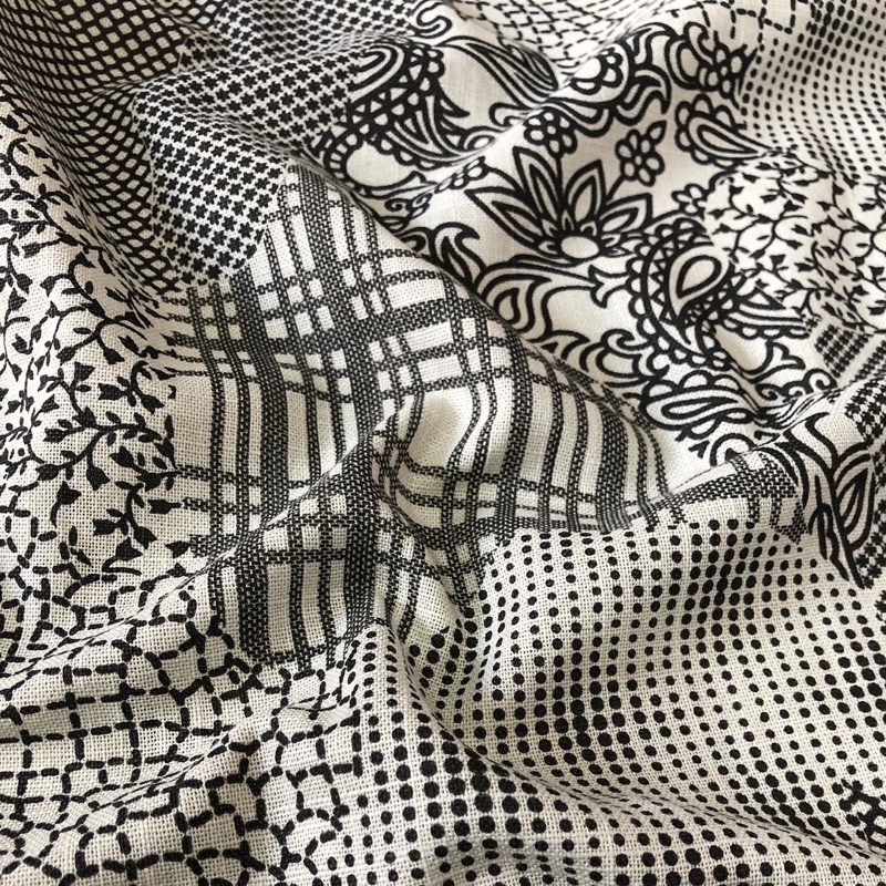 kain linen/linen motif/jual bahan kain linen/jual kain eceran/jual kain meteran