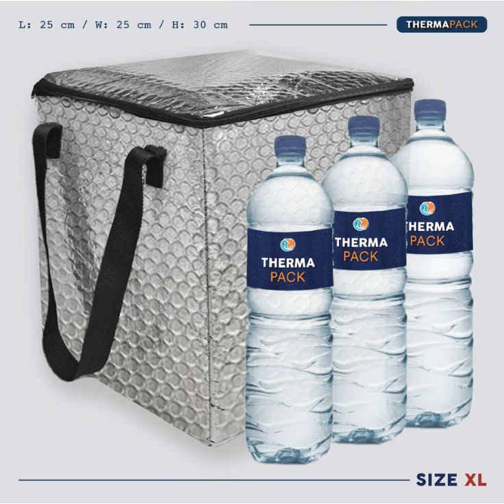 ThermaPack Insulated Bag | Tas Aluminium Cooler Bag - Size XL (2 pc)