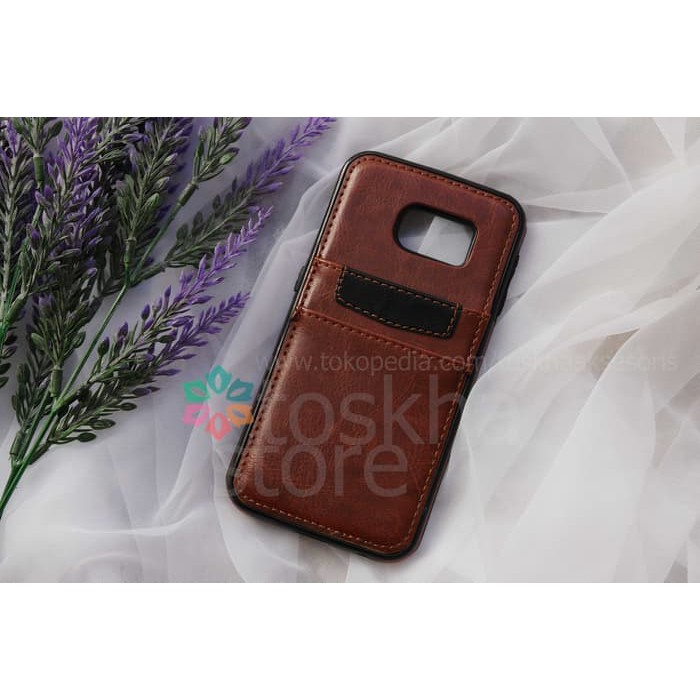 Terlaris  Leather Case Samsung S7 Edge With Card Slot  Murah