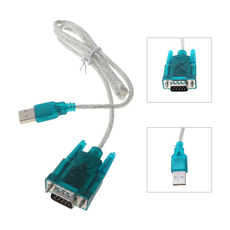 Cre Kabel Adapter Konverter USB Ke RS232 RS-232 (DB9) Serial Untuk PC