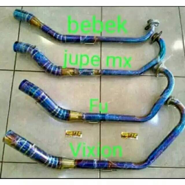 Leher knalpot bluemoon smua motor vixion satria jupiter tiger dll