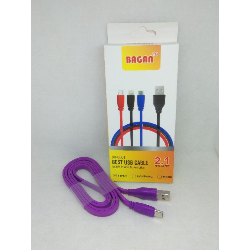 Kabel data Kabel cas BAGAN BG-CD01 TYPE C