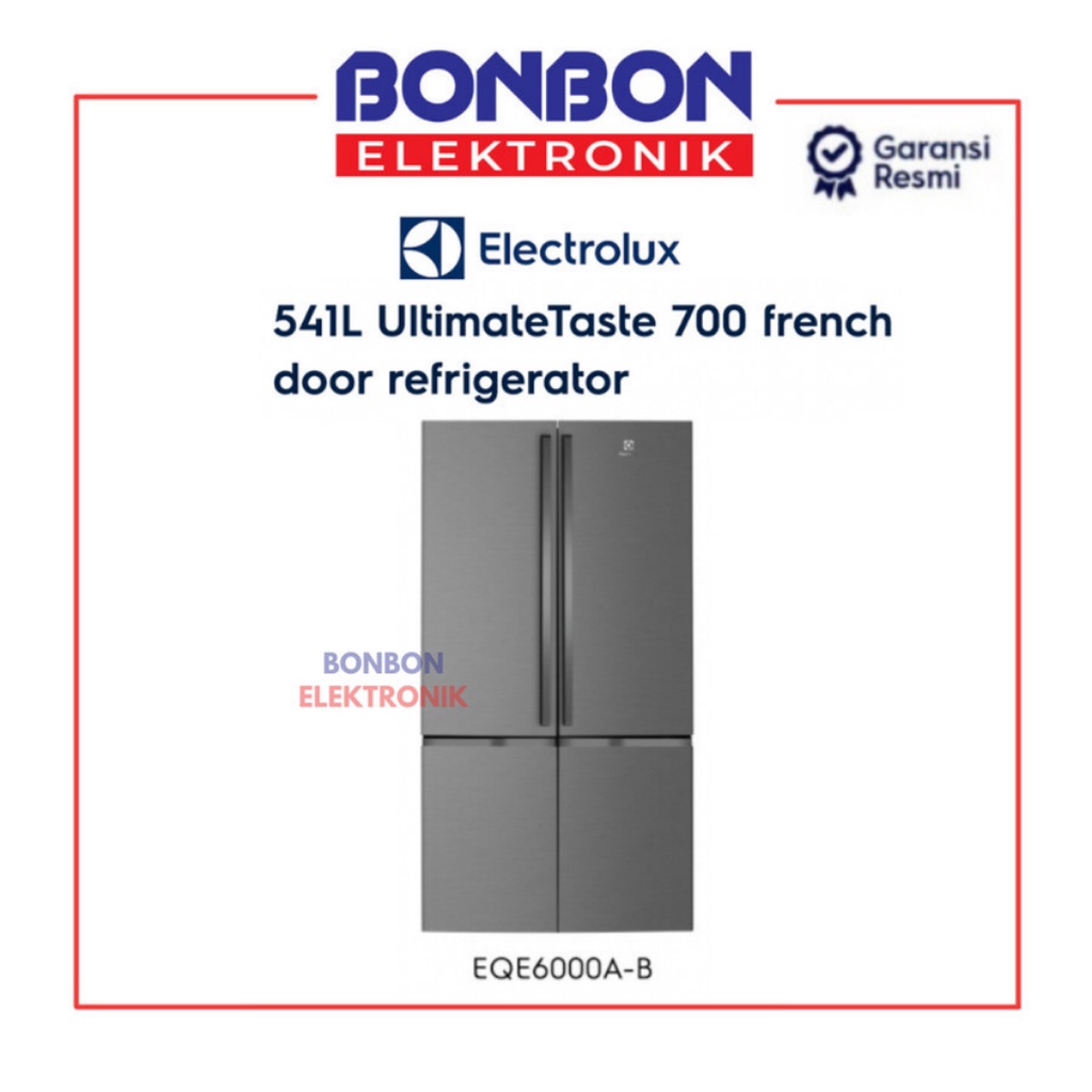 Electrolux Kulkas French Door Side By Side EQE6000A-B 541L Multidoor