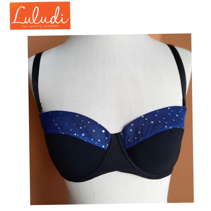 bra  34b   luludi by wacoal kawat busa tipis cup 1/2