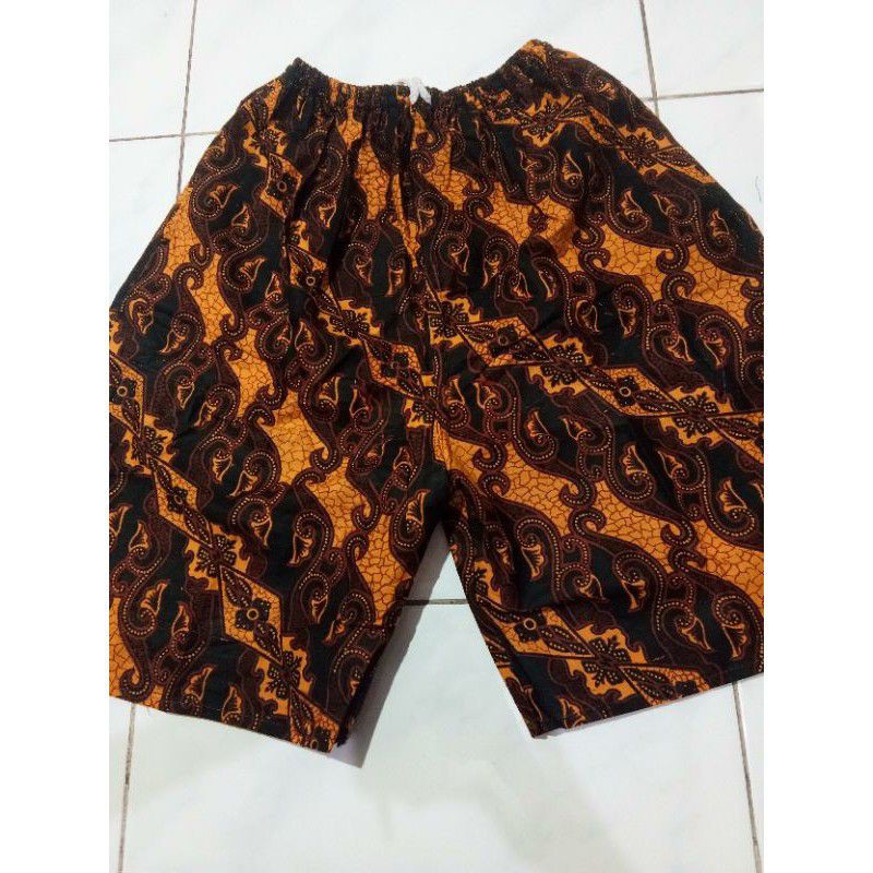 CELANA PENDEK BATIK CELANA COLOR BATIK DEWASA PRI WANITA