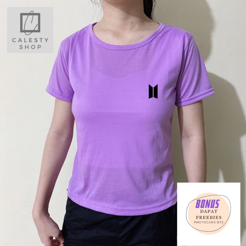 KAOS BTS/ KAOS LOGO BTS / BTS TSHIRT / KAOS MURAH BTS / KAOS KPOP / KAOS KOREA