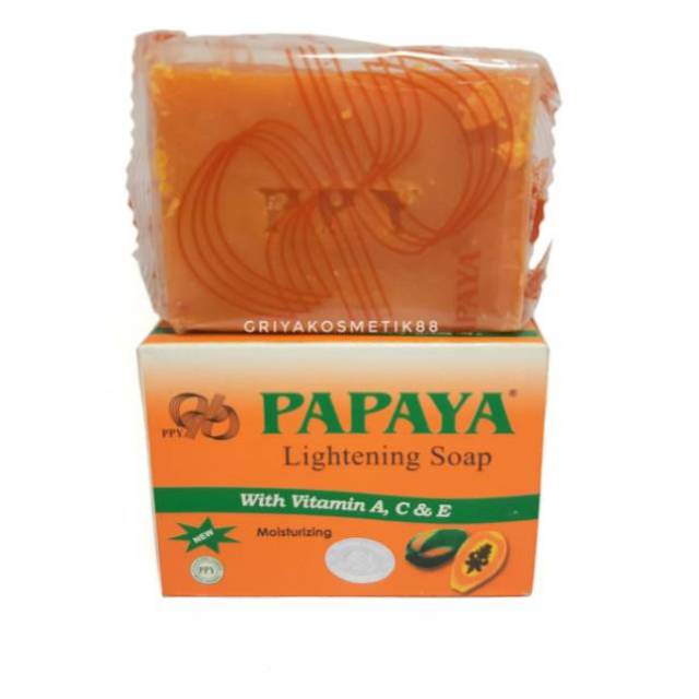 SABUN PAPAYA LIGHTENING ORIGINAL BPOM By PPY