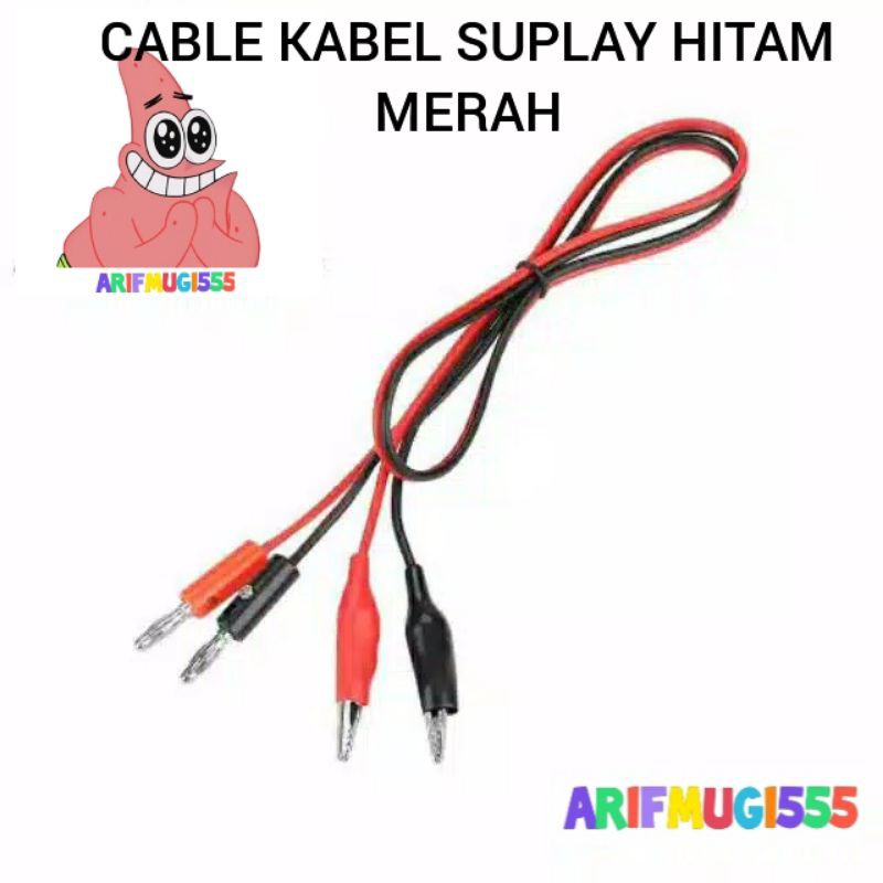 Kabel Cable Power Suplai Suplay Merah Dan Hitam