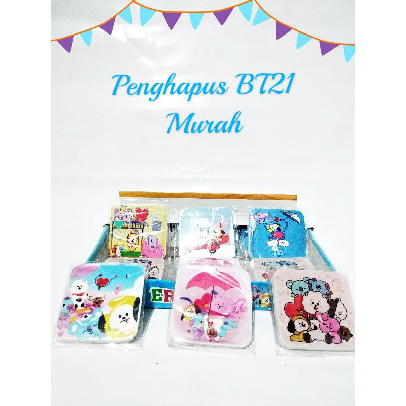 

PENGHAPUS BT21 MURAH/ PENGHAPUS BTS MURAH