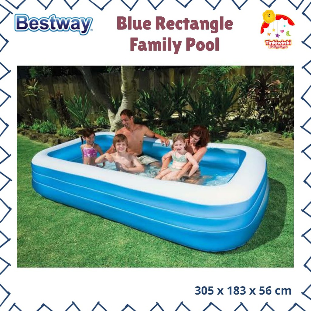 Bestway Blue Rectangle Family Pool