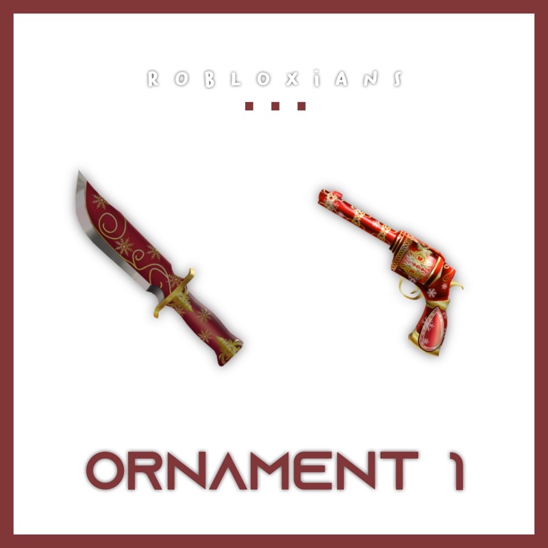 Jual Murder Mystery 2 // MM2 Ornament 1 Set on Roblox Indonesia