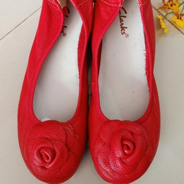 Clark Flat Shoes Full Leather