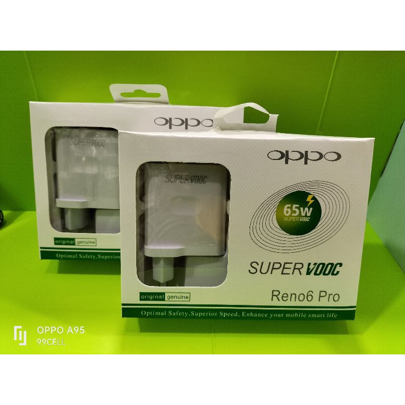 Charger cas cesan Oppo 65W super VOOC Qualcomm Quick charger mikro USB