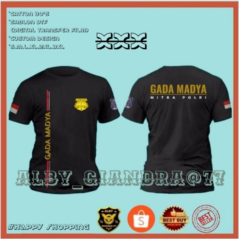 kaos baju scurity GADA MADYA