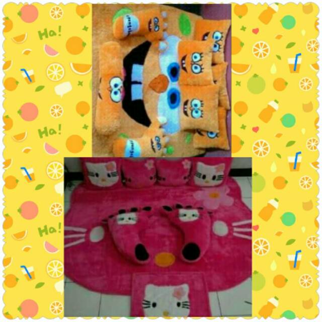 Karpet bulu/rasfur 200x150 tebal 5cm (fullset)