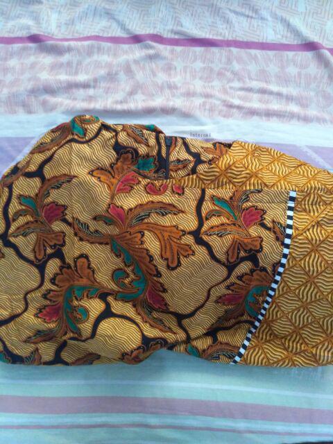 Ms Gamis Batik Sriwedari Maxi Super Jumbo Xxl Ld 110c. Bumil/busui Katun Sogan