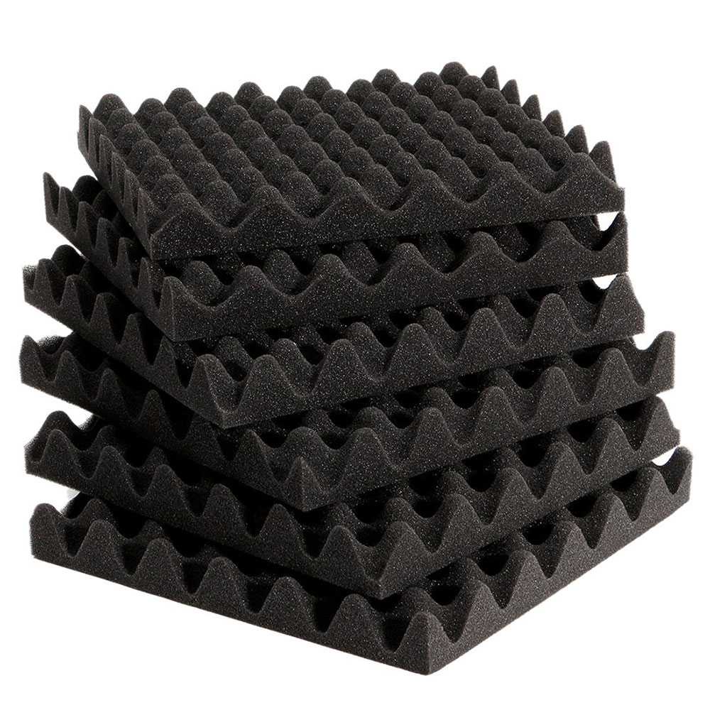 (BISA COD) FTIHSHPJROD Busa Telur Peredam Suara Soundproof Foam 30x30x3CM 6PCS - SFS1