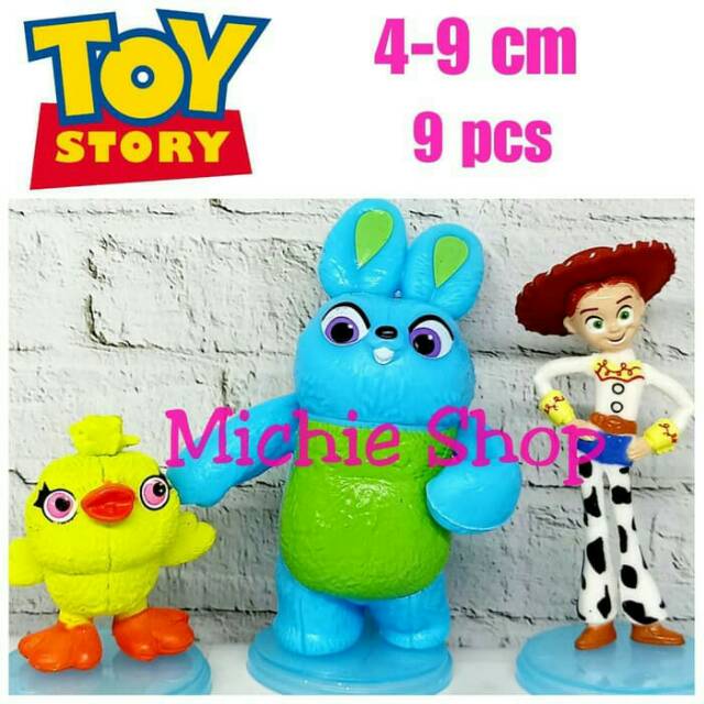 Figure Toy Story 4 Set 9 Woody Buzz Forky Bo Kabooms Bunny Chick - my singing monsters roleplay roblox my singing monsters