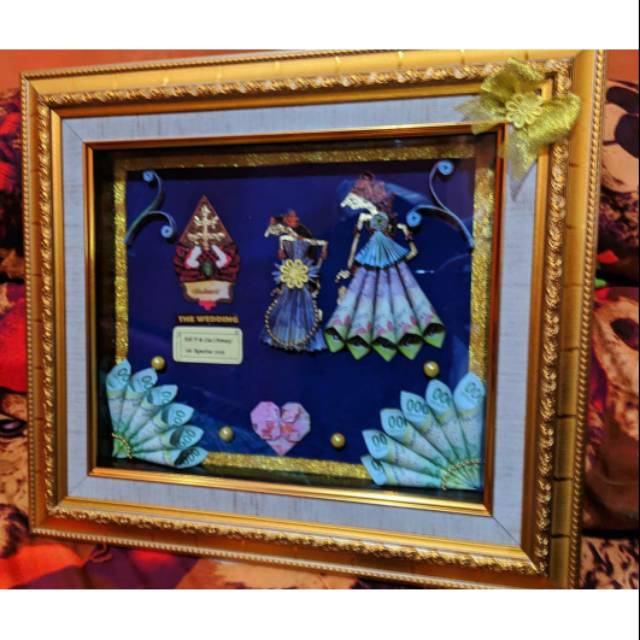 Mahar uang pernikahan gambar wayang murah lampung