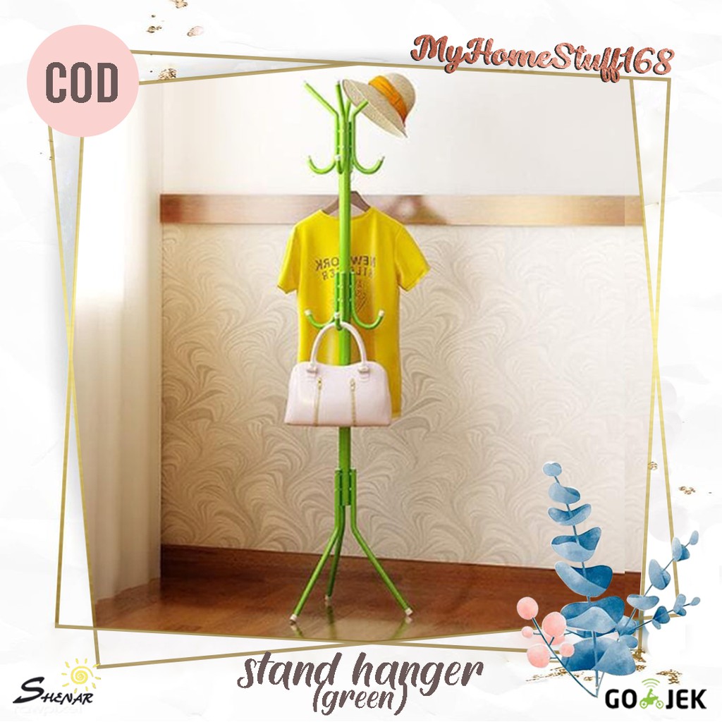 STAND HANGER/GANTUNGAN BERDIRI/GANTUNGAN BAJU/BAG HANGER/GANTUNGAN SERBAGUNA,SHENAR