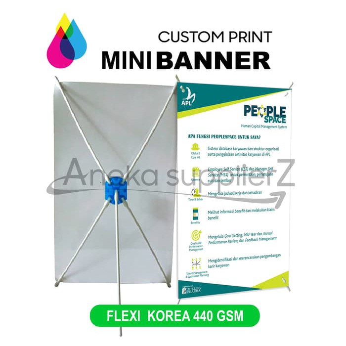 Mini Banner 40x25 cm (Flexi Korea 480 gsm)