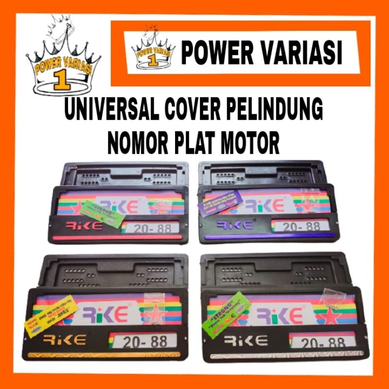 UNIVERSAL COVER PLAT MOTOR/COVER NOMOR PLAT/COVER PELINDUNG NOMOR PLAT MOTOR