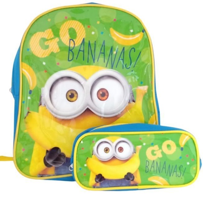 

Tas Ransel dan tempat pensil minion