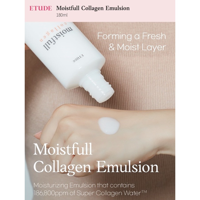 ETUDE HOUSE - Moistfull Collagen Emulsion 180ml ( 2021 EDITION )