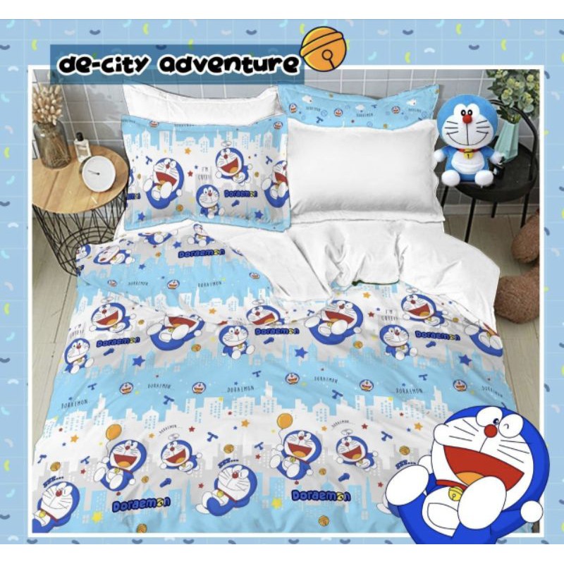 JUAL SPREI & BEDCOVER SET DORAEMON