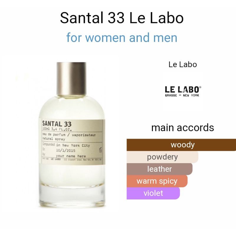 santal 33 le labo /parfum