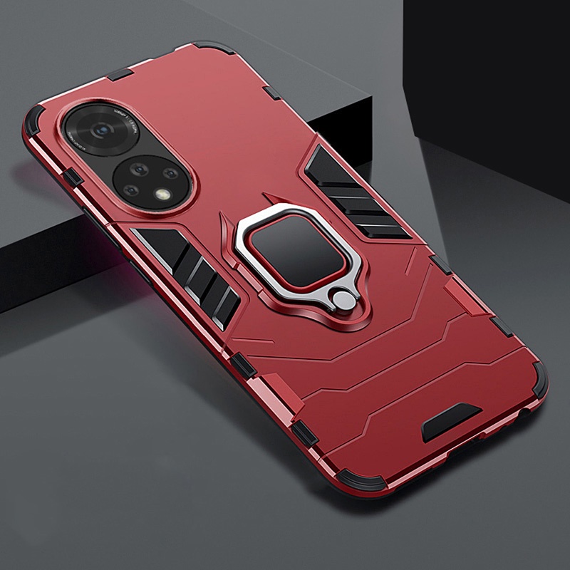 Casing Armor Shockproof + Stand Holder Magnetik Untuk Huawei Nova 9 Pro / 9