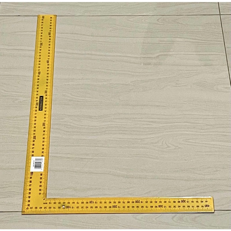 Siku meter penggaris besi 40cm x 60cm Siku meter tukang 40x60 besi