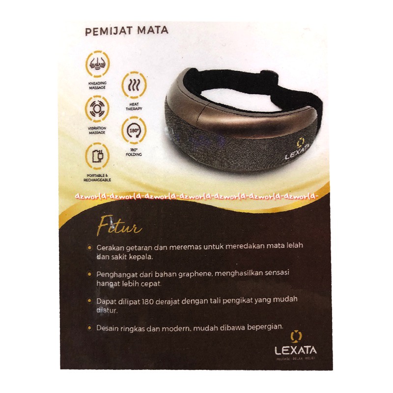 Lexata Xeye 01 Eye Massager Alat Pijat Urut Mata Mata Refleksi Untuk Mata Lelah Lexatta Electric