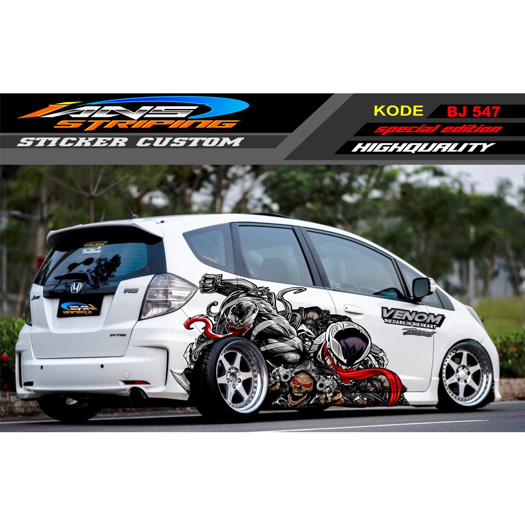 VARIASI DECAL STICKER MOBIL JESS BRIO AGYA AVANZA SIGRA YARIS / STIKER MOBIL / STIKER SAMPING MOBIL